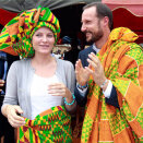 Crown Prince Haakon and Crown Princess Mette-Marit in traditional clothing  (Photo: Lise Åserud / Scanpix)